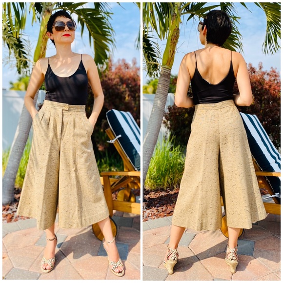 Vintage Pants - Vintage 60’s/70’s Jones New York High Waist Gaucho